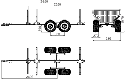 Miško priekaba Country 15S - Image 2